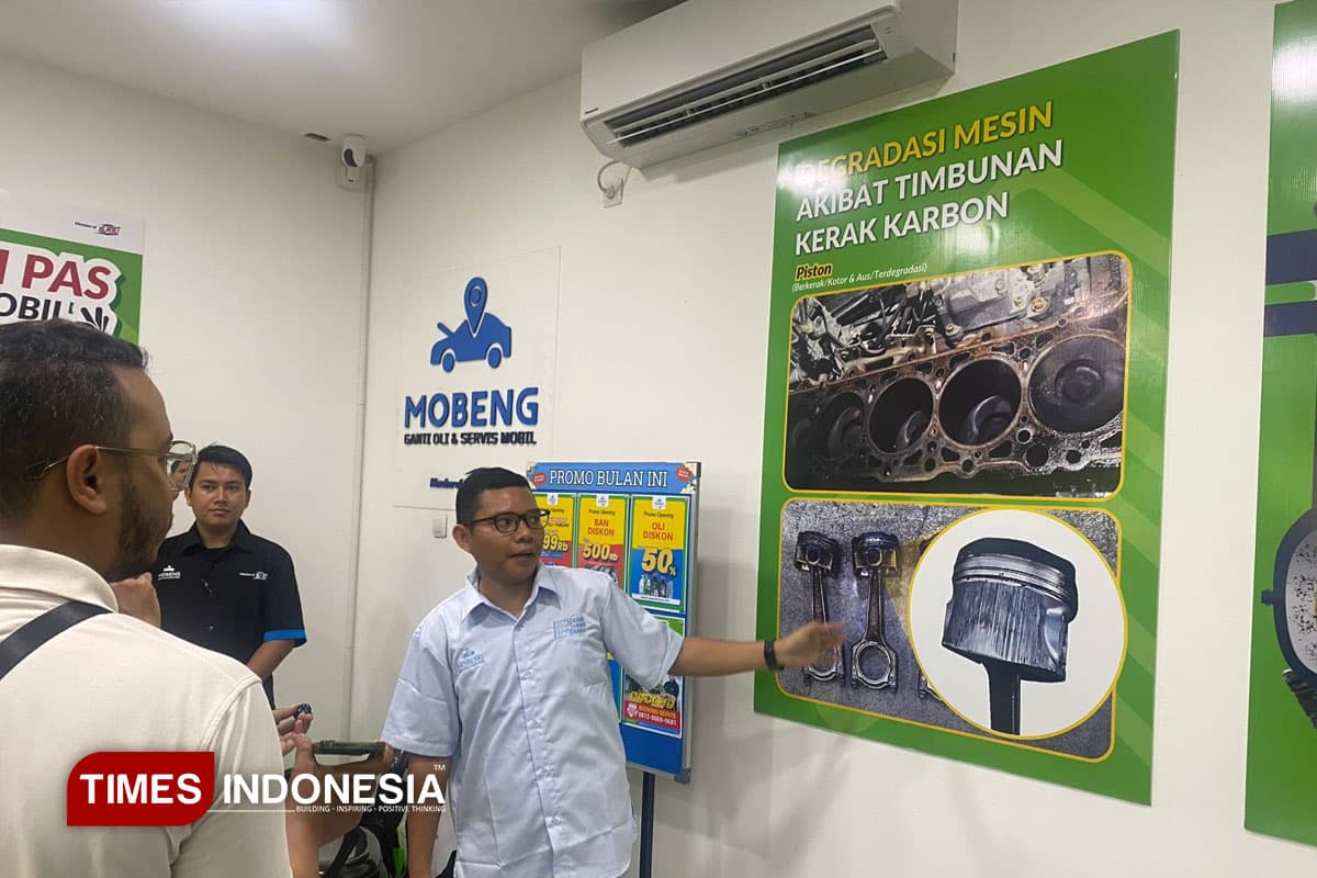 Hadapi Cuaca Ekstrem, Mobeng Edukasi Pentingnya Perawatan Mobil Berkala di Malang